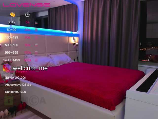Capturas de tela de transmissão -wellcum-