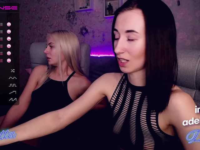 Fotos Delly-Gretta Lovense works from 2 tks) brunette - Delly, blonde - Gretta) 98 - cumshow) playing charades) 98 - blowjob)