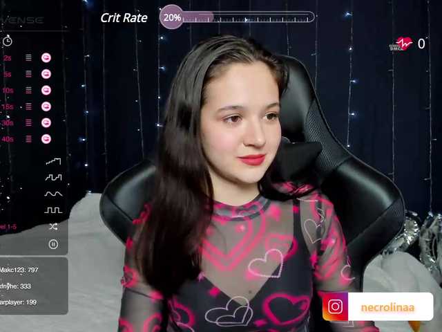 Capturas de tela de transmissão NecroLina