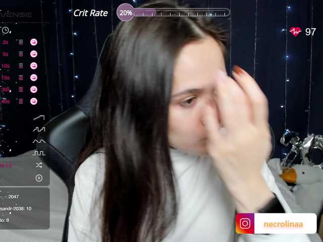 Capturas de tela de transmissão NecroLina