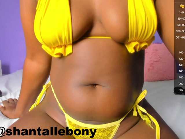 Fotos ShantallEbony Hi guys!! Welcome ♥ lets break the rules, open your mouth and enjoy my big squirt! do not be shy. #bouncing #blowjob #anal #doublepenetation #ebony