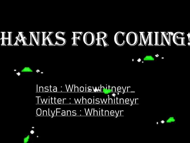 Capturas de tela de transmissão Whitneyr